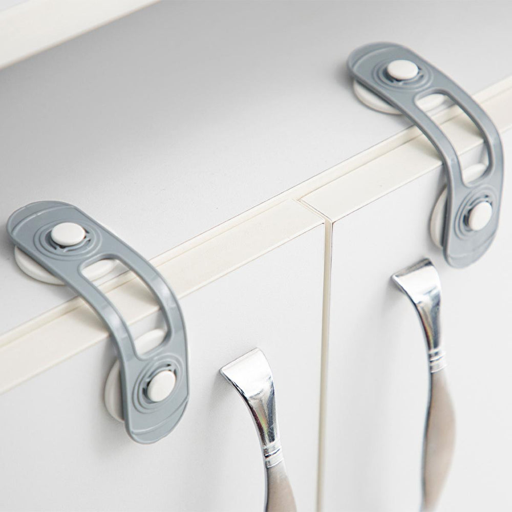 Babyjem Multi-Purpose Safety Lock - Easy Installation Childproofing Solution for Cabinets & Drawers - Baby Care