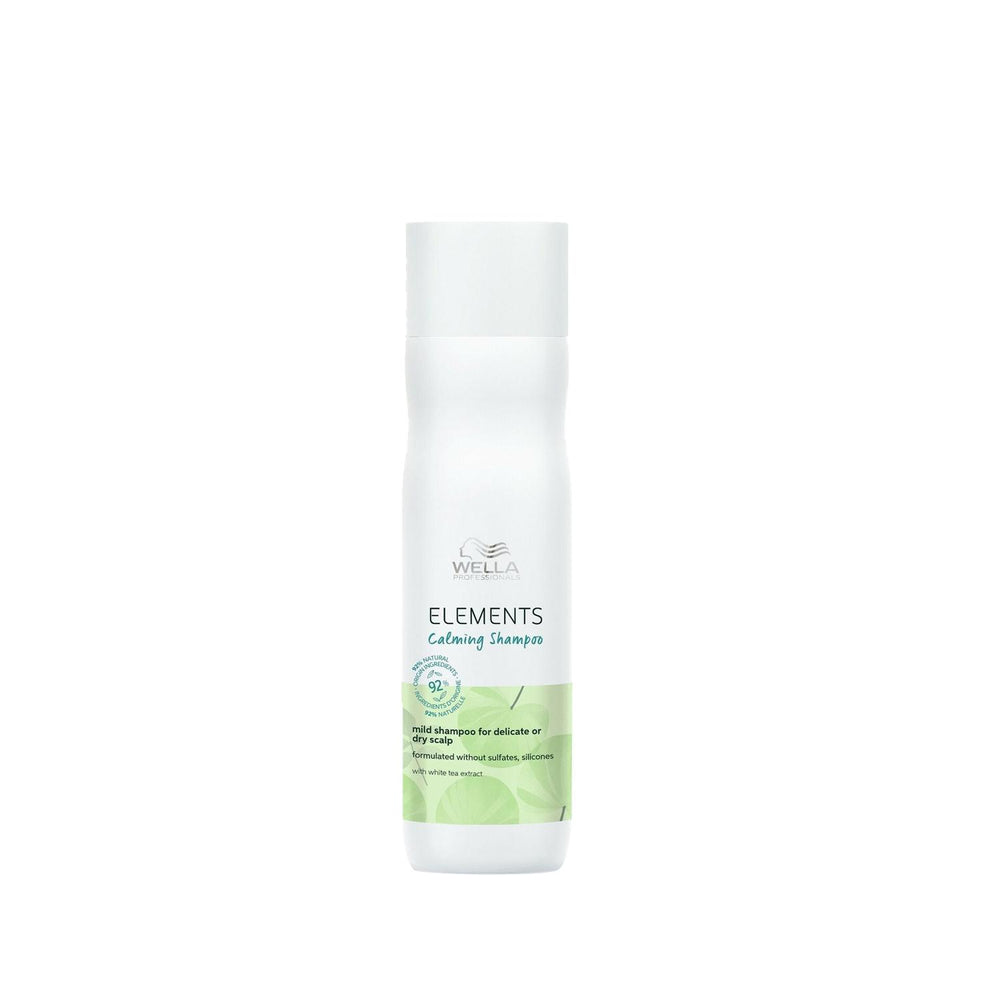Wella Elements Renewing Calming Shampoo - Soothing & Rejuvenating Hair Care for All Hair Types, 8.45 fl oz - Shampoo
