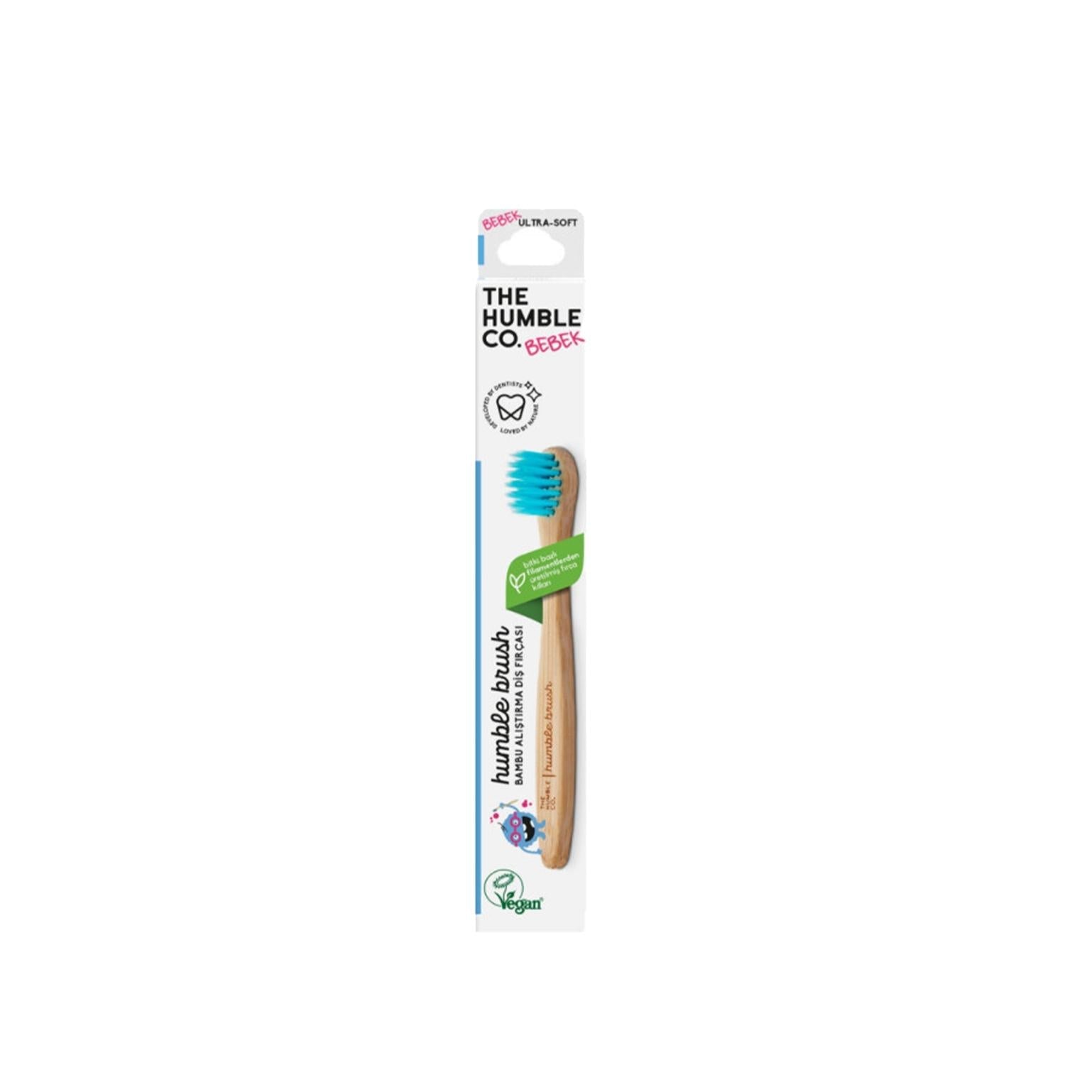 The Humble Co Baby Training Toothbrush - Eco-Friendly Bamboo Handle, Soft Bristles for Infant Oral Care - image 2