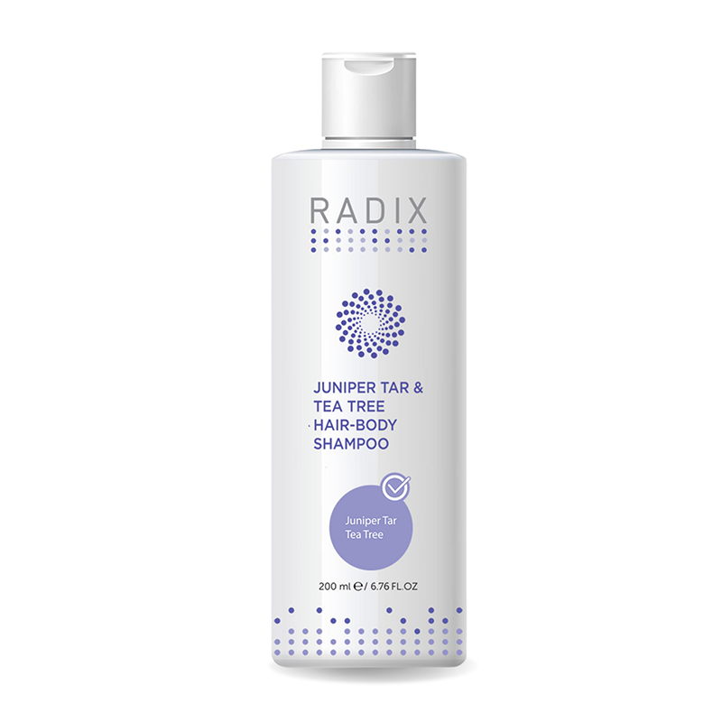 Radix Juniper Tar & Tea Tree Hair & Body Shampoo 200 ml