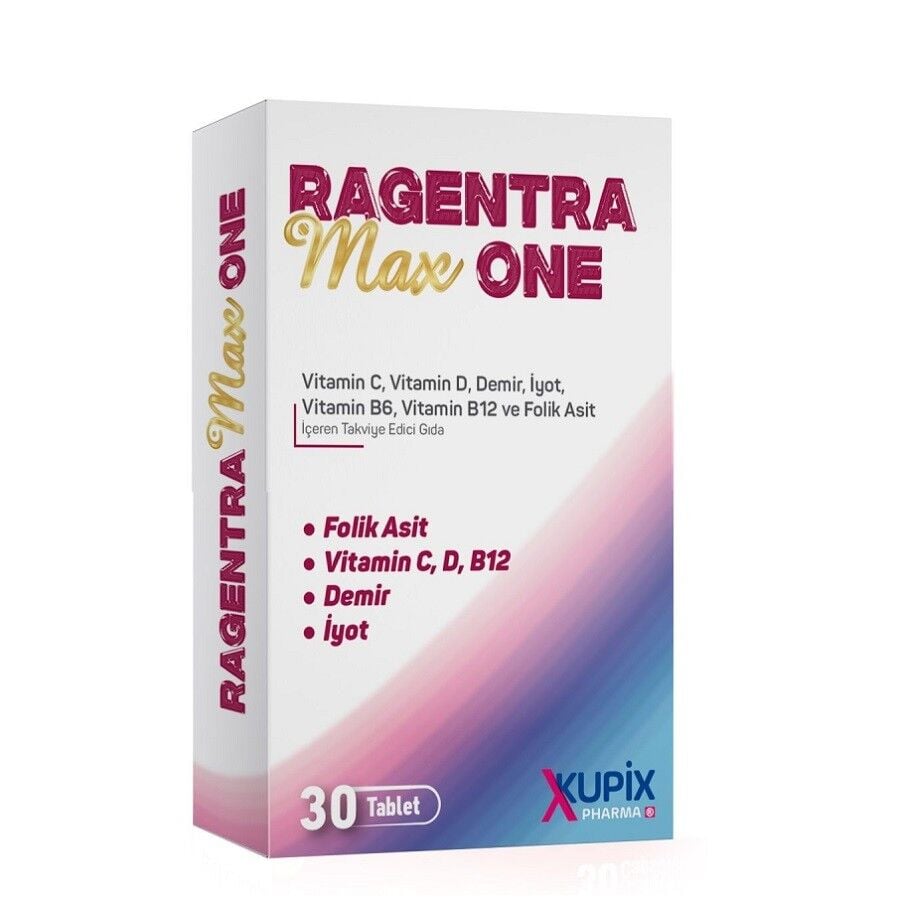 Kupix Pharma Ragentra MAX ONE Multivitamin Support 30 Tablets