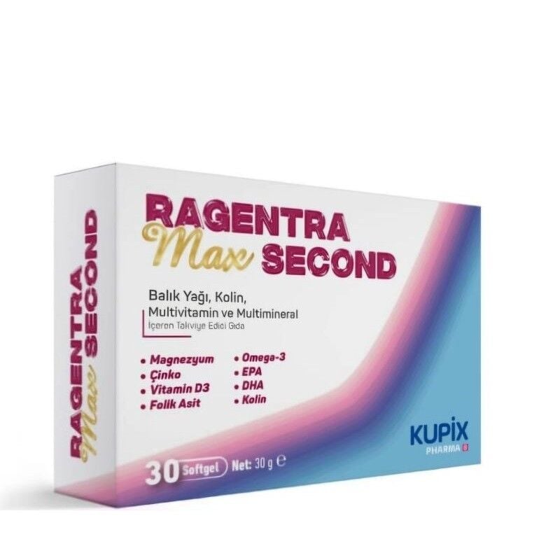 Kupix Pharma Ragentra MAX SECOND Multivitamin & Fish Oil 30 Softgels