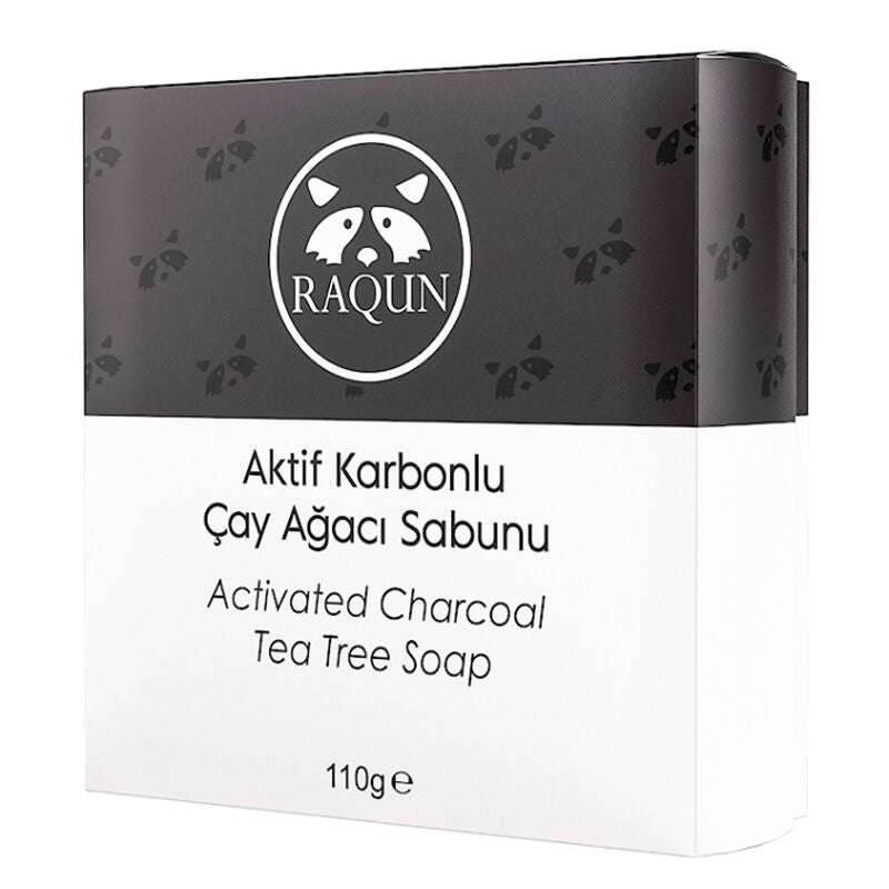 Raqun Charcoal &amp; Tea Tree Purifying Soap 110g