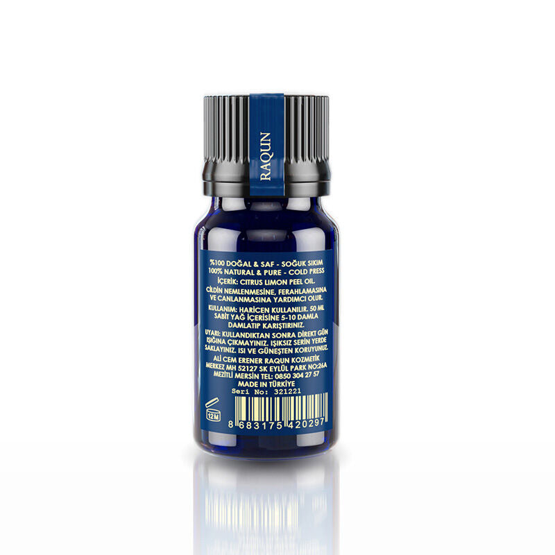Raqun Lemon Essential Oil for Aromatherapy 10 ml