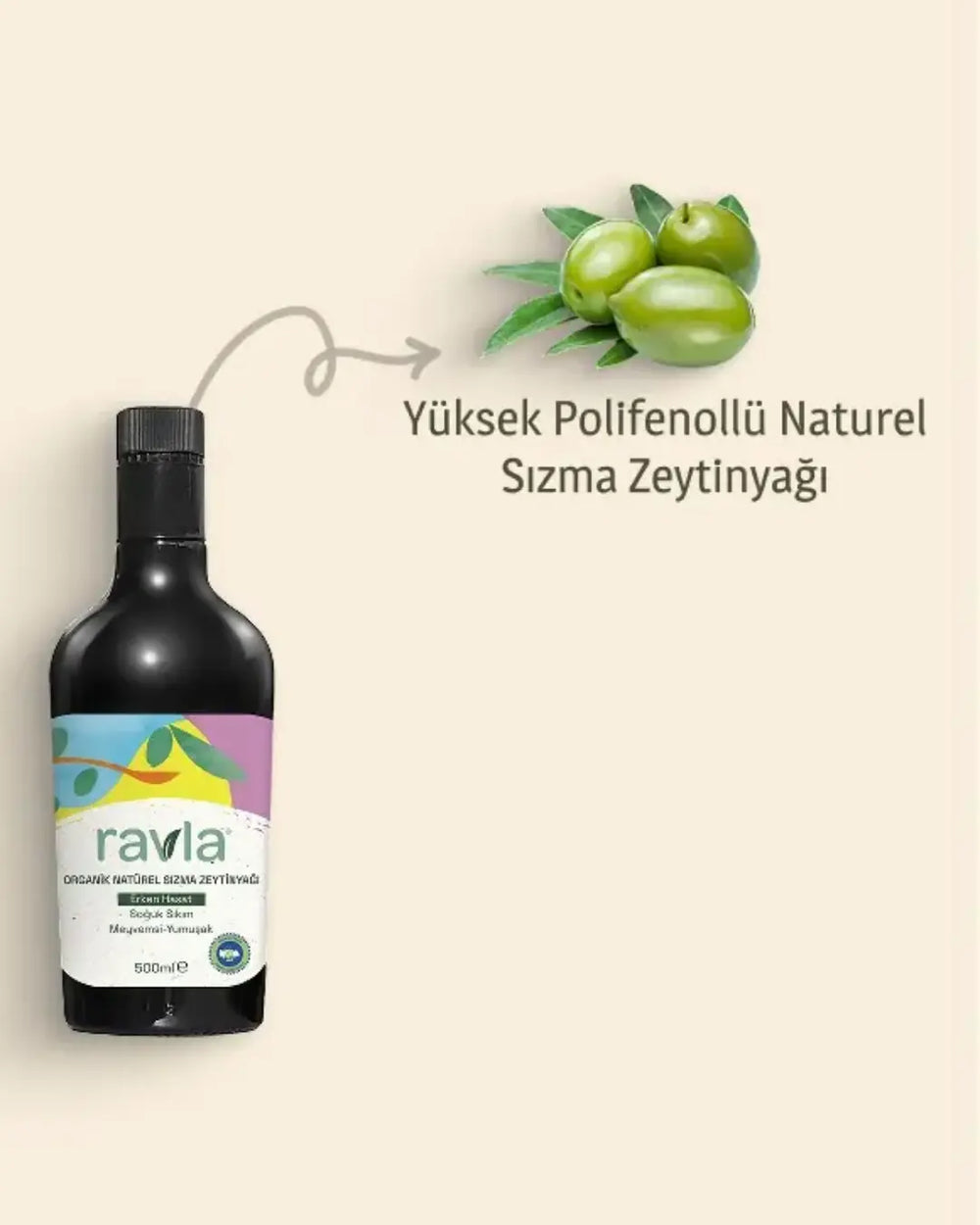 Ravla Fruity Organic Early Harvest Olive Oil 500ml