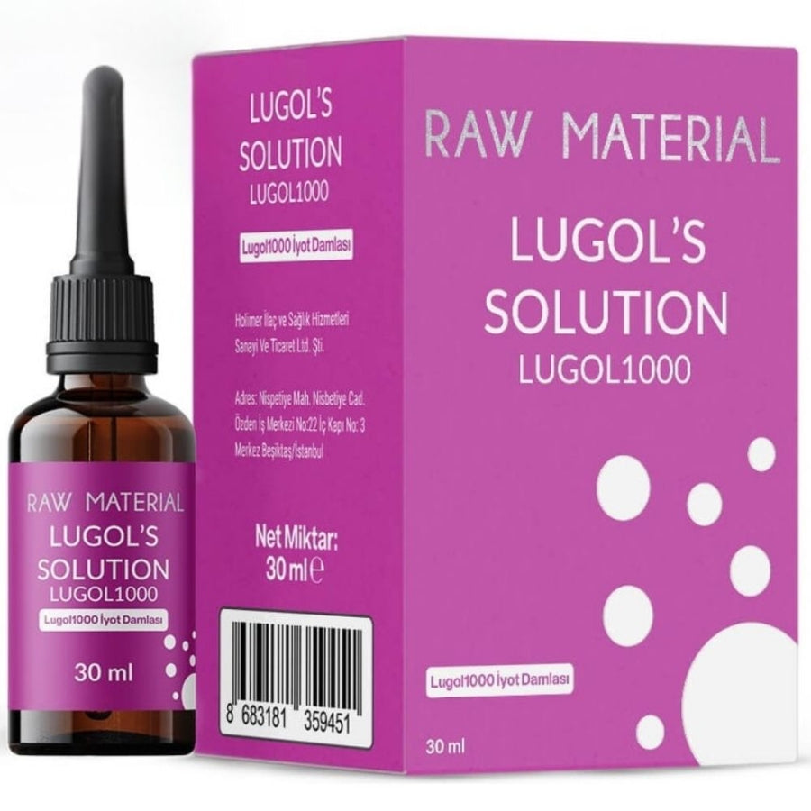 Raw Material Lugol Solution 1000 Iodine Drops 30ml