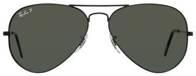 Ray-Ban 3025 002/58 Aviator Polarized Sunglasses 55mm