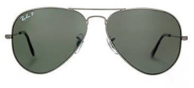 Ray-Ban 3025 004/58 Aviator Polarized Sunglasses Gunmetal 58mm
