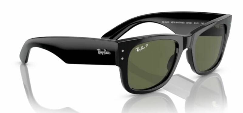 Ray-Ban 0RB0840S-901/58 Unisex Wayfarer Sunglasses Black