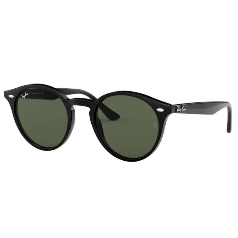 Ray-Ban 0RB2180 Round Sunglasses with Grey Green Lenses 49mm