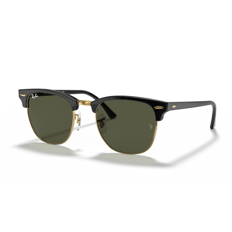 Ray-Ban Clubmaster Classic Black & Green Sunglasses 51mm