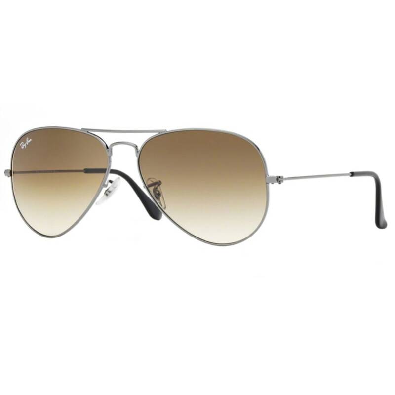Ray-Ban Aviator Classic Gunmetal Gradient Sunglasses 58mm