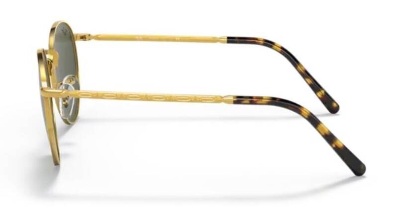 Ray-Ban 0RB363791963150 Unisex Round Metal Sunglasses Gold