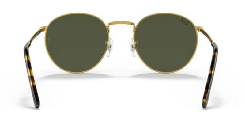 Ray-Ban 0RB363791963150 Unisex Round Metal Sunglasses Gold