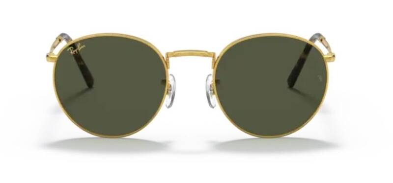 Ray-Ban 0RB363791963150 Unisex Round Metal Sunglasses Gold