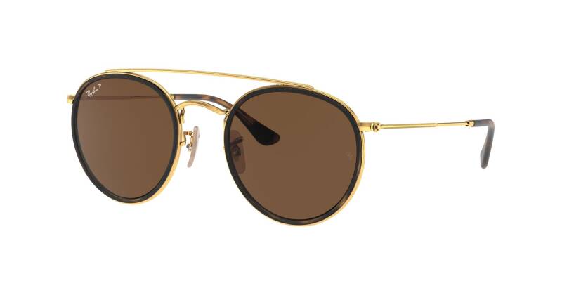 Ray-Ban 0RB3647N 001/5751 Men's Round Metal Sunglasses 51mm