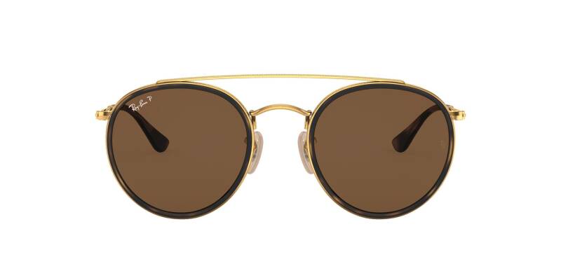Ray-Ban 0RB3647N 001/5751 Men's Round Metal Sunglasses 51mm