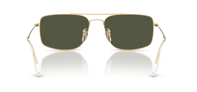 Ray-Ban 0RB3779 Gold Frame Classic Green Sunglasses 56mm