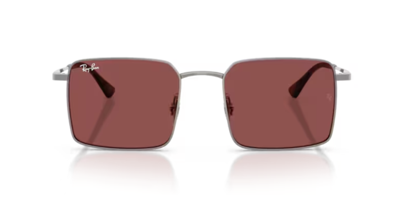 Ray-Ban 0RB3782 Square Gunmetal Men's Sunglasses 53mm