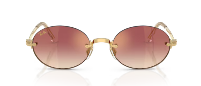 Ray-Ban 0RB3929 001/8H Geometric Men's Sunglasses 54mm