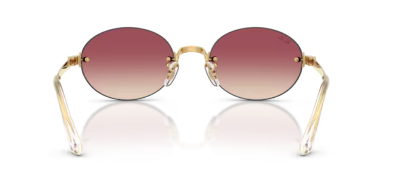 Ray-Ban 0RB3929 001/8H Geometric Men's Sunglasses 54mm