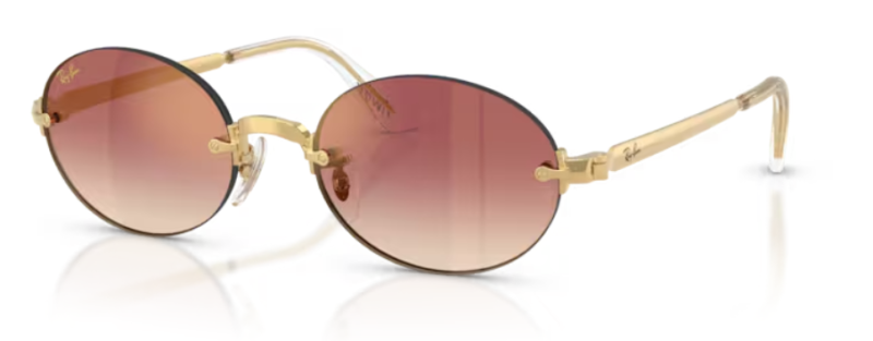 Ray-Ban 0RB3929 001/8H Geometric Men's Sunglasses 54mm