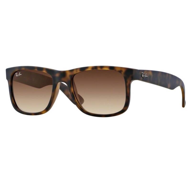 Ray-Ban Justin Classic Havana Sunglasses Brown Gradient 55mm