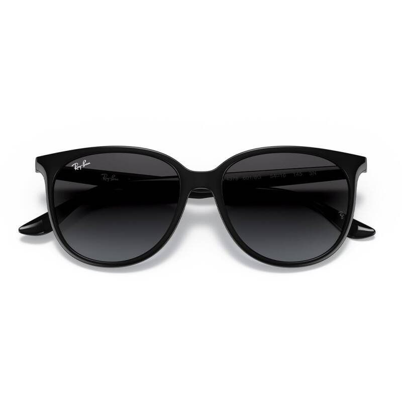 Ray-Ban 0RB4378 Square Sunglasses for Women Black 54mm