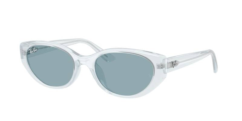 Ray-Ban 0RB4457D Blue Lens Square Men's Sunglasses 55mm