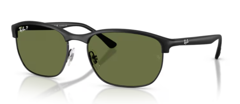 Ray-Ban 0RB4469 Matte Black Square Men's Sunglasses 59mm