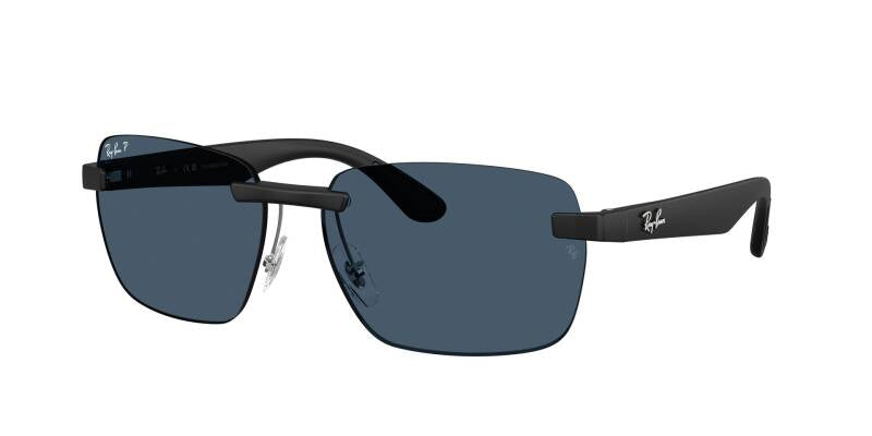 Ray-Ban 0RB4470CH Polarized Men's Rectangular Sunglasses 62mm