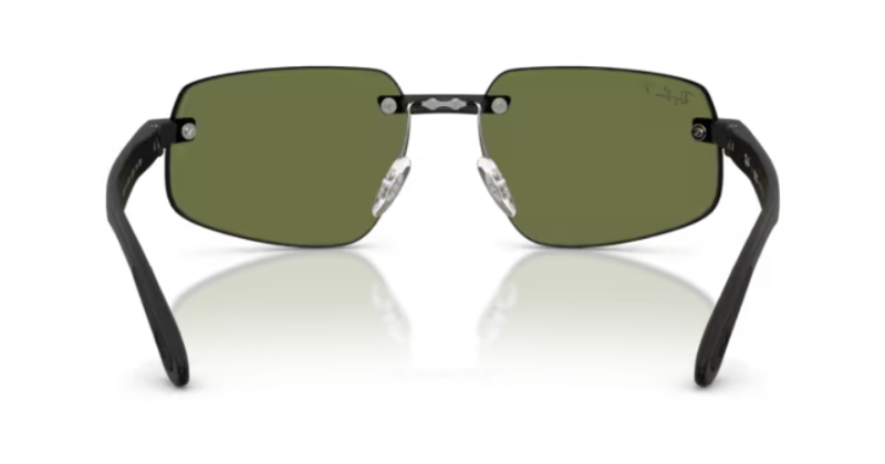Ray-Ban 0RB4475CH Polarized Sunglasses with Matte Black Frame 60mm
