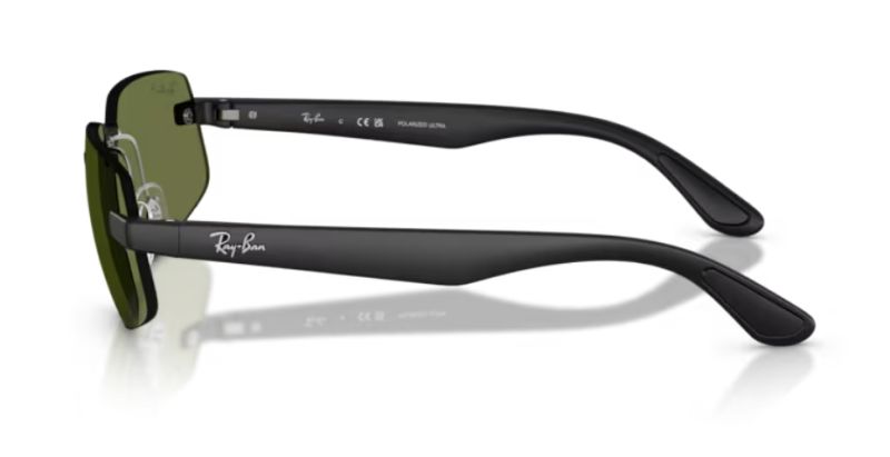Ray-Ban 0RB4475CH Polarized Sunglasses with Matte Black Frame 60mm