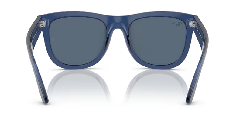 Ray-Ban 0RBR0502S Unisex Sunglasses with Blue Lenses 53mm
