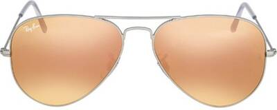 Ray-Ban 3025 019/Z2 Aviator Sunglasses with Pink Mirror Lenses 58mm