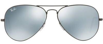 Ray-Ban Aviator 3025 Gunmetal Sunglasses with Silver Mirror 58mm