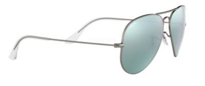Ray-Ban Aviator 3025 Gunmetal Sunglasses with Silver Mirror 58mm