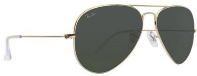 Ray-Ban 3025 L0205 Aviator Classic Gold Green Sunglasses 58mm