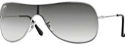 Ray-Ban 3211 003/8G Shield Sunglasses with Grey Metal Frame