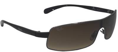 Ray-Ban 3243 004/13 Gunmetal Sunglasses with Brown Gradient Lenses