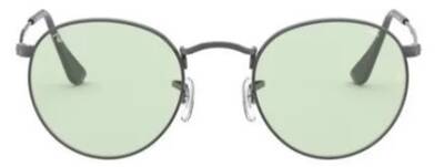 Ray-Ban 3447 004/T1 Round Metal Sunglasses Gunmetal 50mm