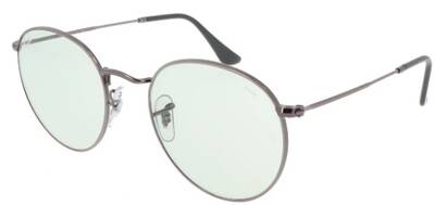 Ray-Ban 3447 004/T1 Round Metal Sunglasses Gunmetal 50mm