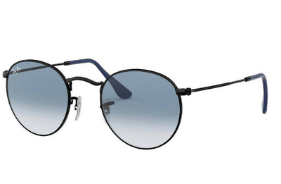 Ray-Ban 3447 Round Metal Sunglasses Black Gradient 50mm