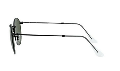 Ray-Ban 3447 9199/31 Round Metal Sunglasses Black 50mm