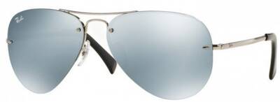 Ray-Ban 3449 003/30 Aviator Silver Mirror Sunglasses 59mm