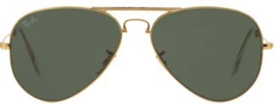 Ray-Ban 3479 001 Foldable Gold Metal Aviator Sunglasses 58mm