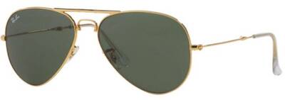 Ray-Ban 3479 001 Foldable Gold Metal Aviator Sunglasses 58mm