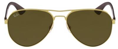 Ray-Ban 3523 112/73 Aviator Sunglasses Yellow Metal 59mm