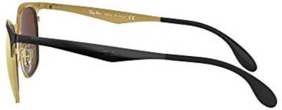 Ray-Ban 3538 187/2Y Square Metal Sunglasses with Rose Mirror Lenses