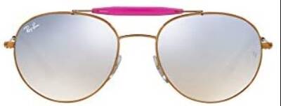 Ray-Ban 3540 198/9U Copper Metal Mirror Sunglasses 55mm